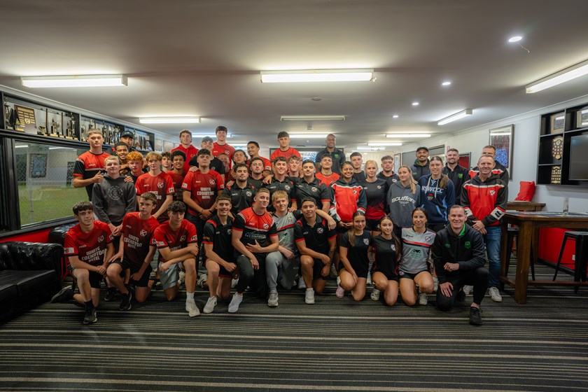 The Leichhardt Wanderers completed the NRL's Voice Against Violence program earlier this season.