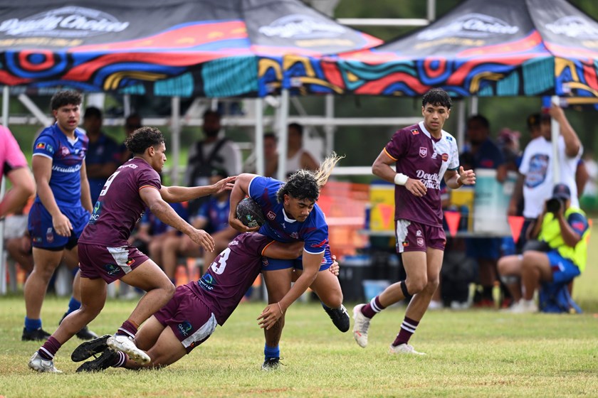 Rugby League Samoa Queensland teams and Queensland Murri juniors featured at Bill Norris Oval.