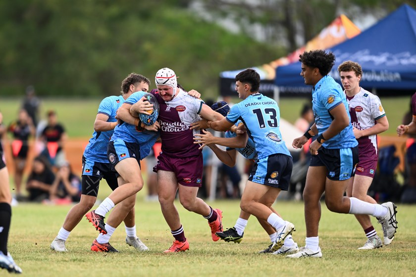 The Queensland Under 16 Murri side took the honours against the Koori side.