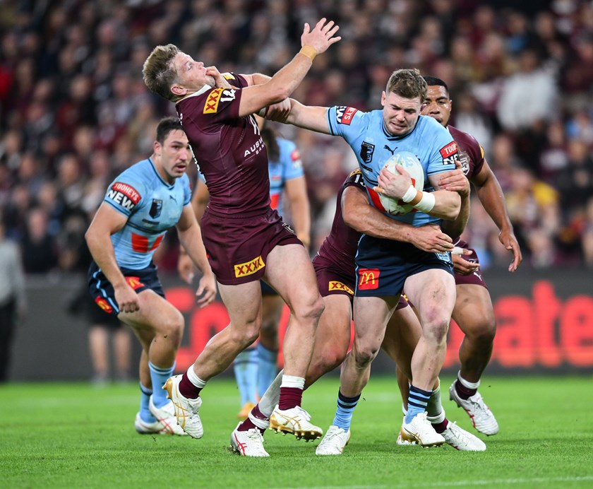 Hudson Young left his mark on the Maroons during his debut Origin series.