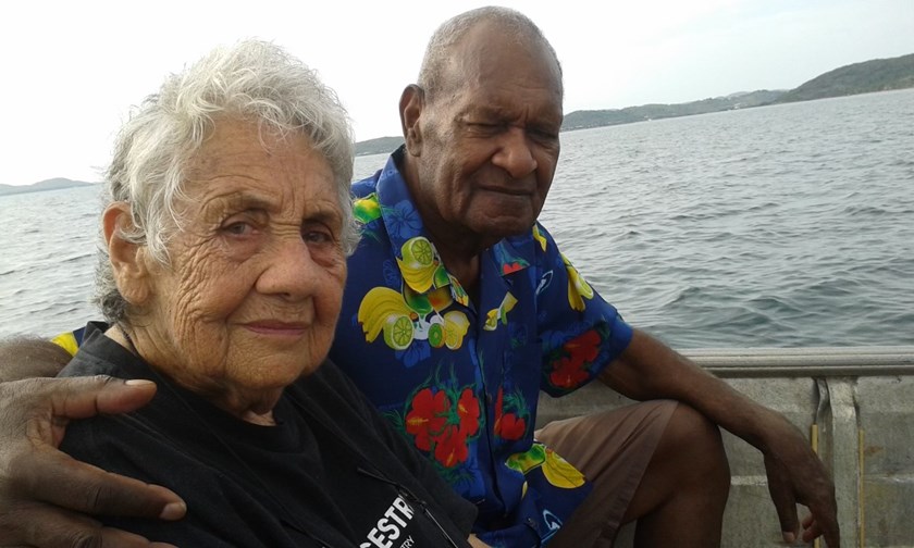 Ezra Mam's grandparents Aunty Pam and Uncle Steve. Photo used with permission