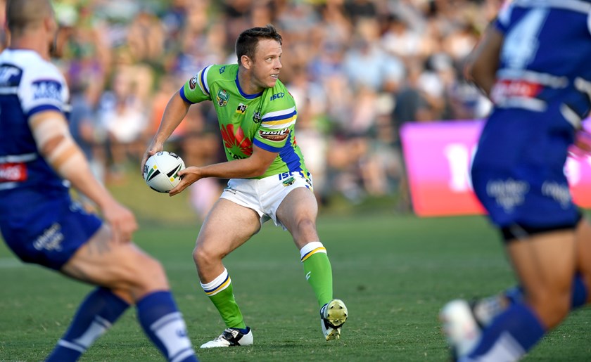 Canberra Raiders halfback Sam Williams.