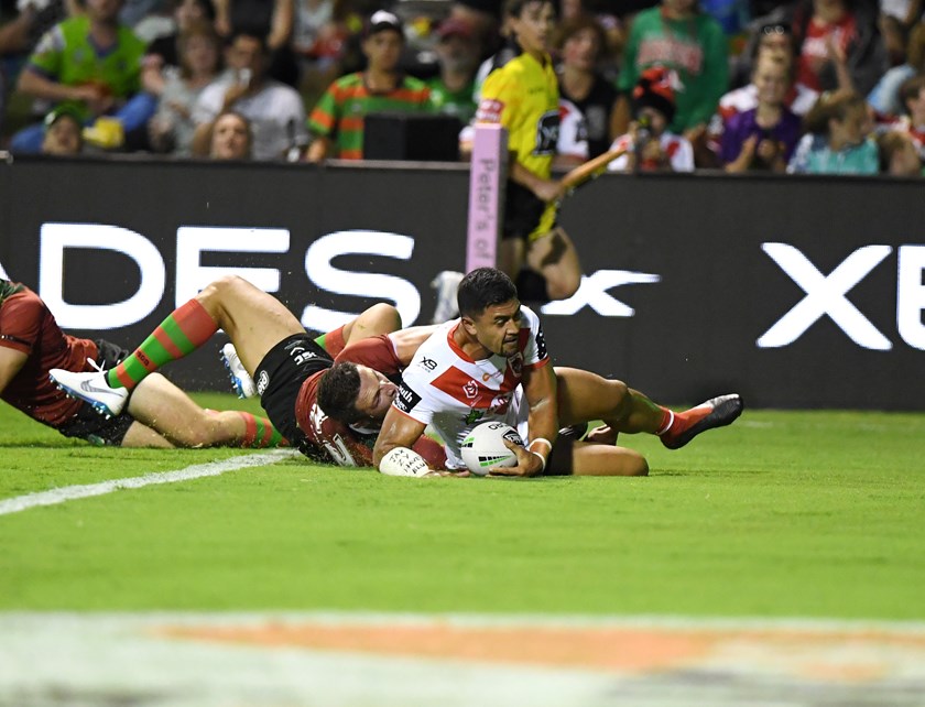 Dragons centre Tim Lafai.
