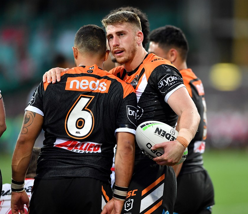 Wests Tigers centre Paul Momirovski.