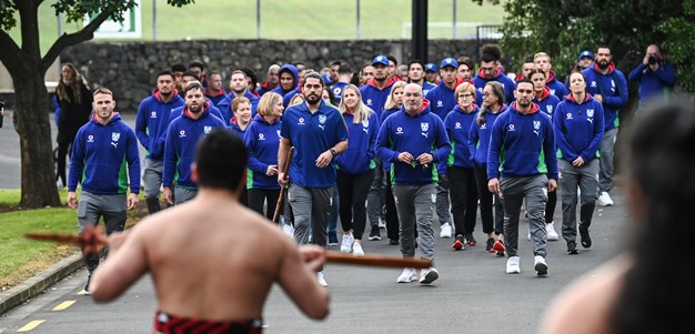 Home at last: Emotions run high as Warriors are welcomed back