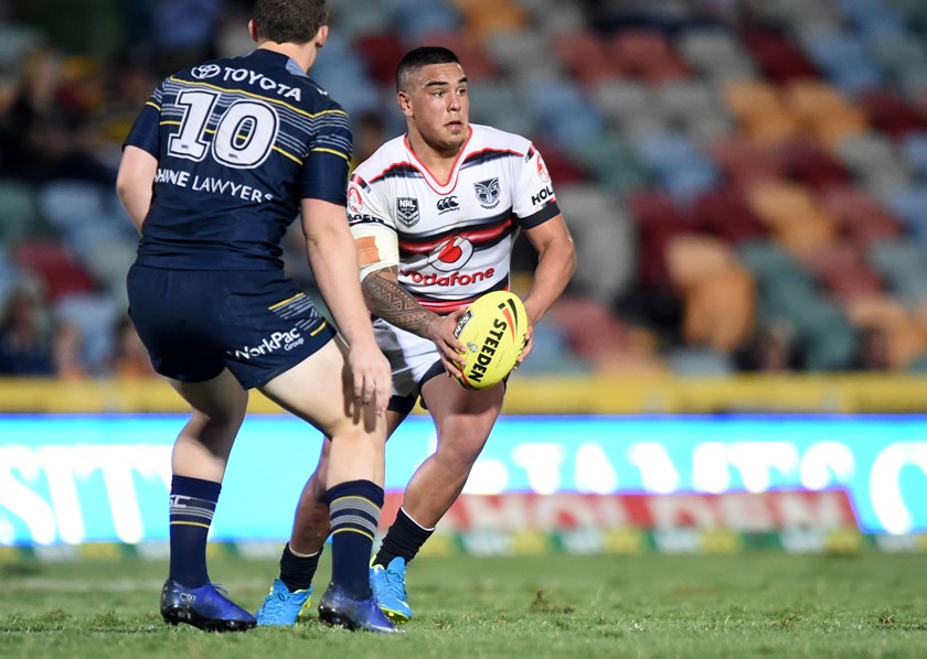 Clark in action for the Junior Warriors in 2016. ©NRL Photos