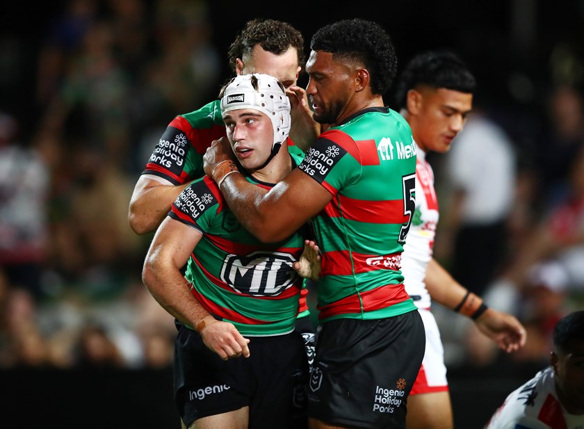In a Pre-Season Challenge win over the Dragons this February, Gray (headgear) ran the ball for 171 metres and registered four tackle breaks.