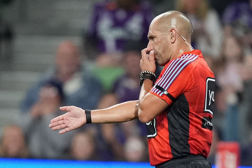 Ashley Klein has overcome injury and setbacks to referee 400 NRL matches.